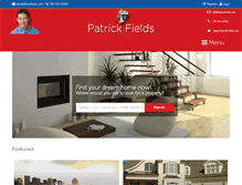 Tablet Screenshot of patrickfields.com